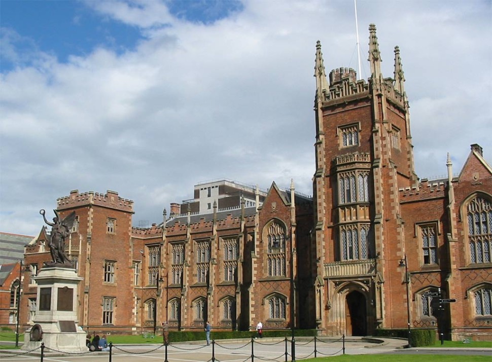 The front of Queen's University Belfast